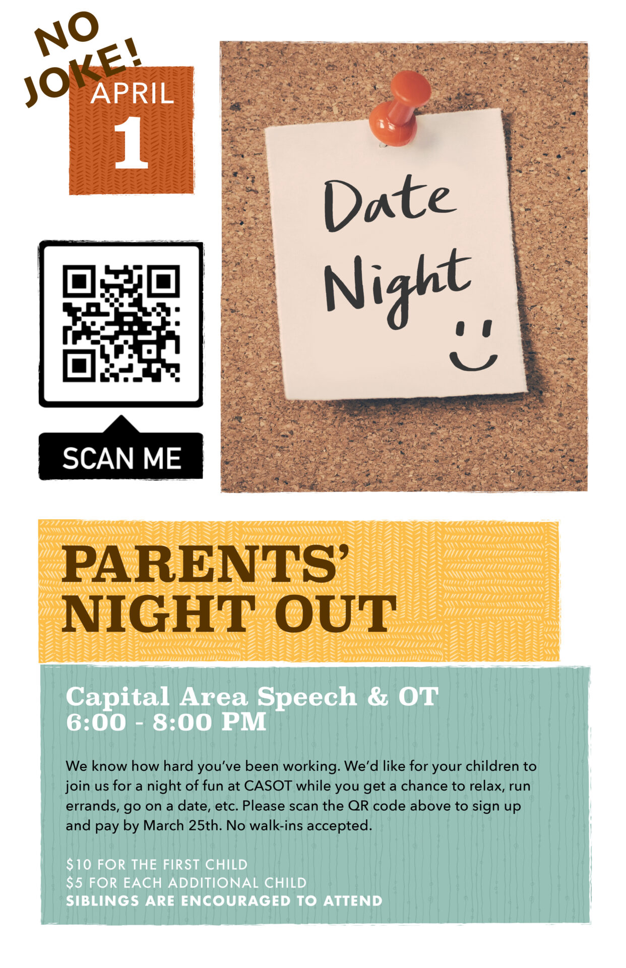 Parent's Night Out - Capital Area Speech & O.T.